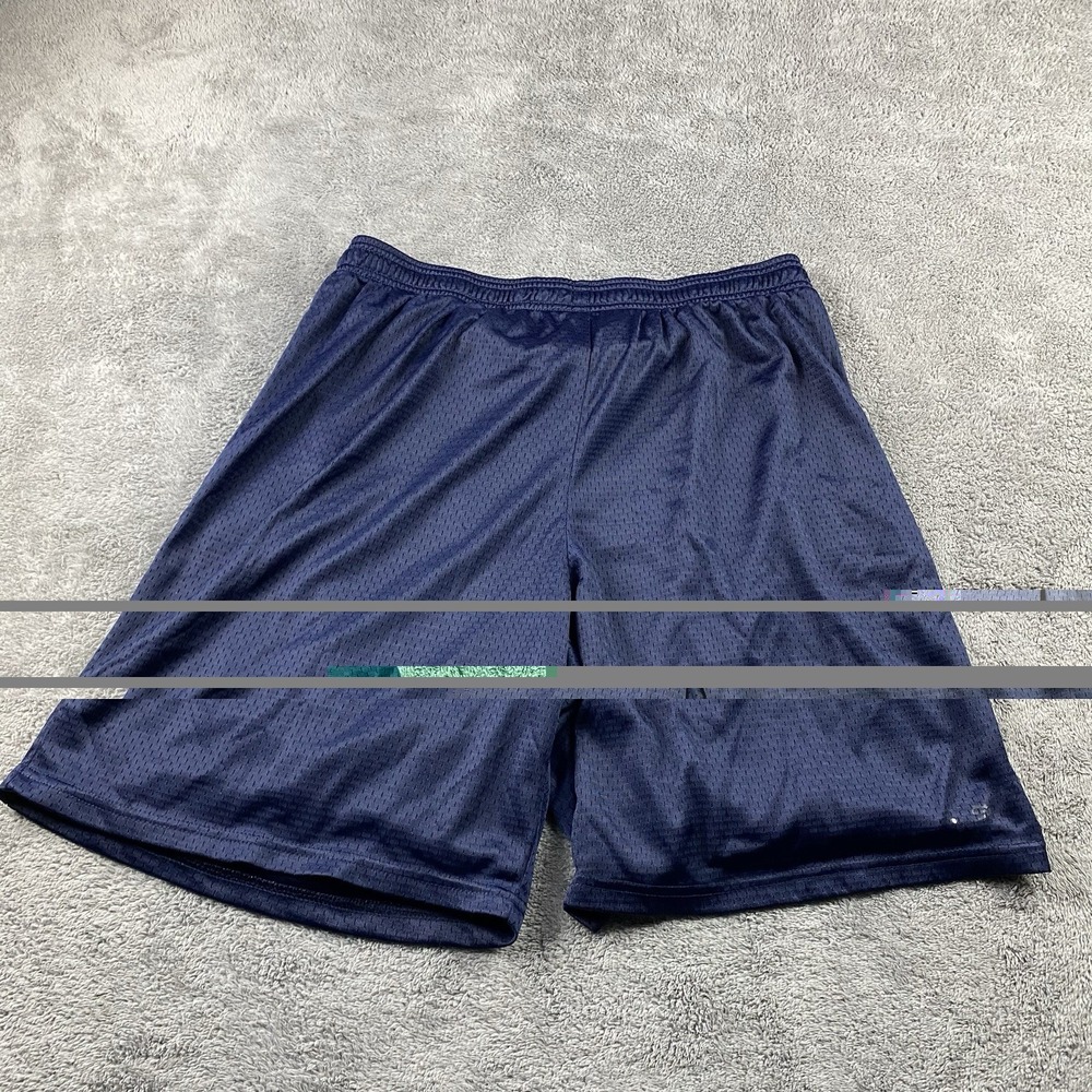 Champion Silky Shiny Dazzle Athletic Shorts Mens Large Navy‎ Blue